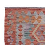 Runner Kelim Rug - Splash - 248 x 88 cm - multicolored