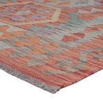 Runner Kelim Rug - Splash - 248 x 88 cm - multicolored