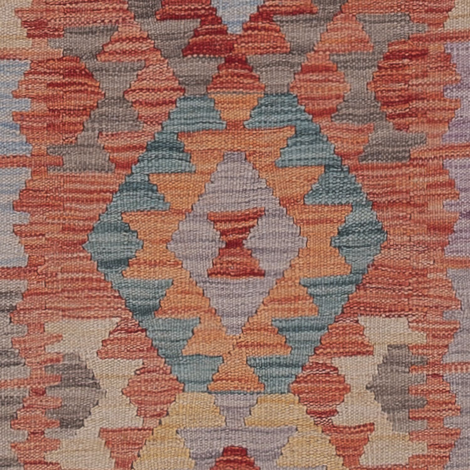 Runner Kelim Rug - Splash - 247 x 80 cm - multicolored