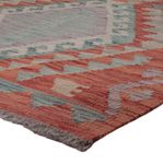 Runner Kelim Rug - Splash - 404 x 80 cm - multicolored