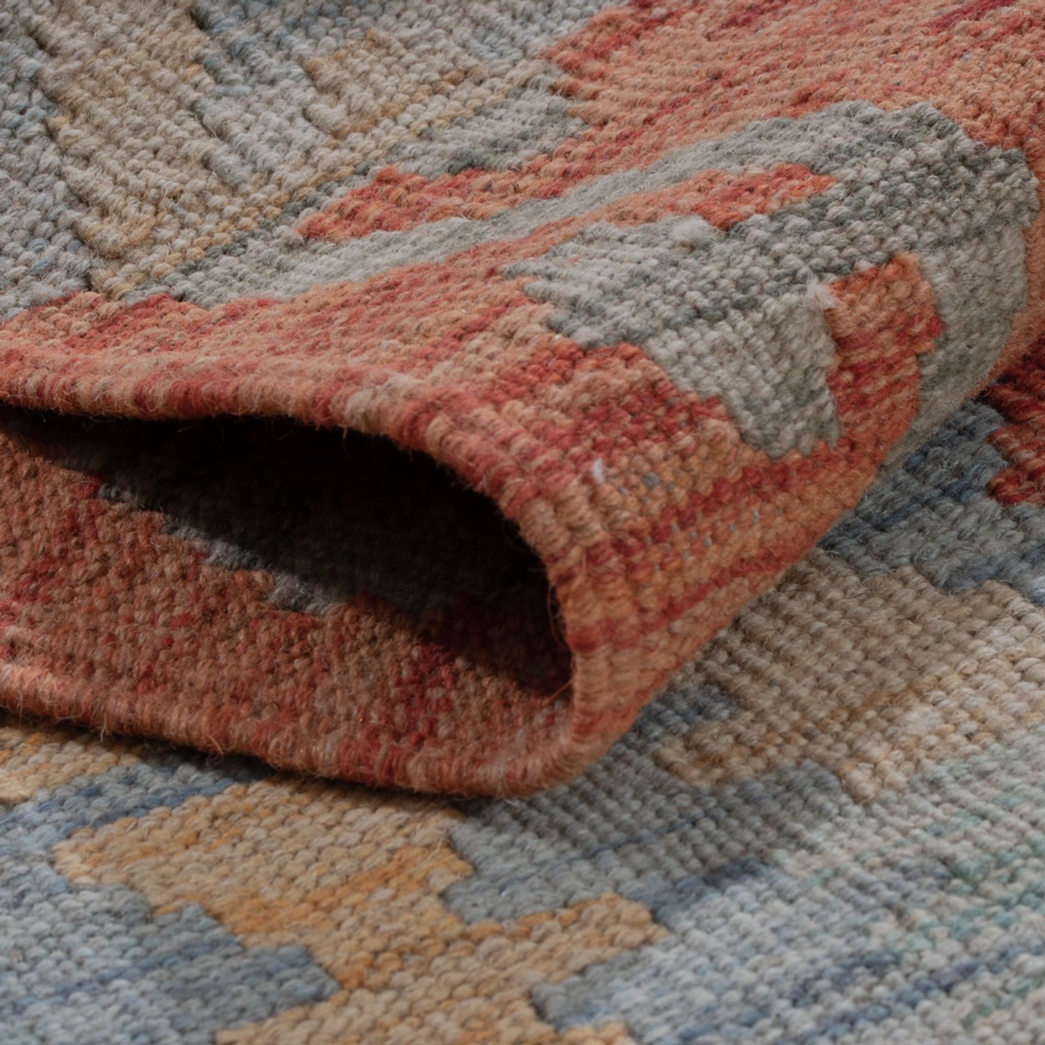 Runner Kelim Rug - Splash - 238 x 73 cm - multicolored