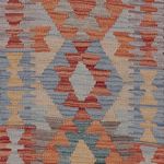 Runner Kelim Rug - Splash - 238 x 73 cm - multicolored