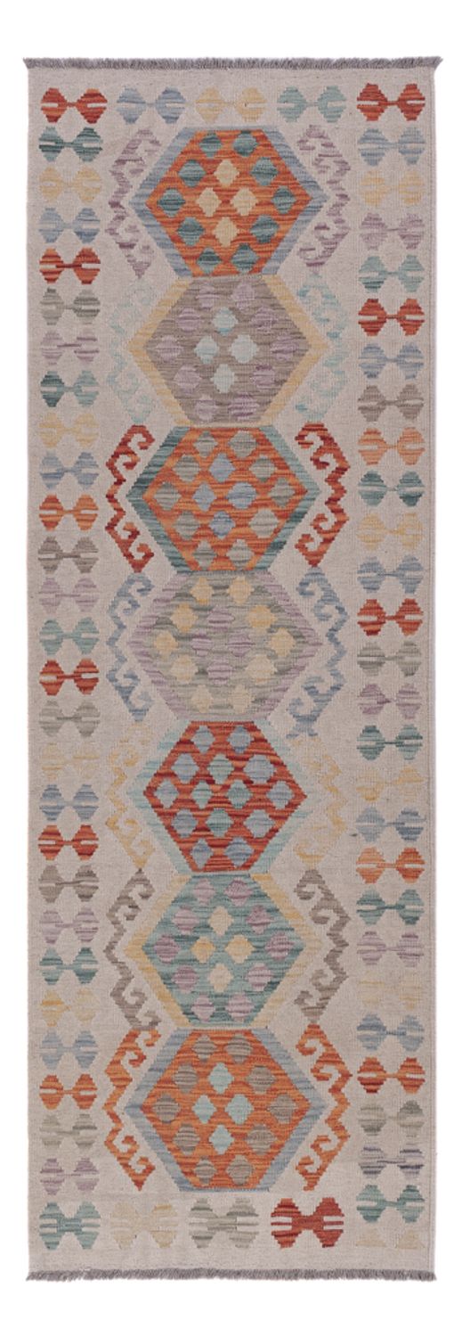 Runner Kelim Rug - Splash - 240 x 80 cm - multicolored