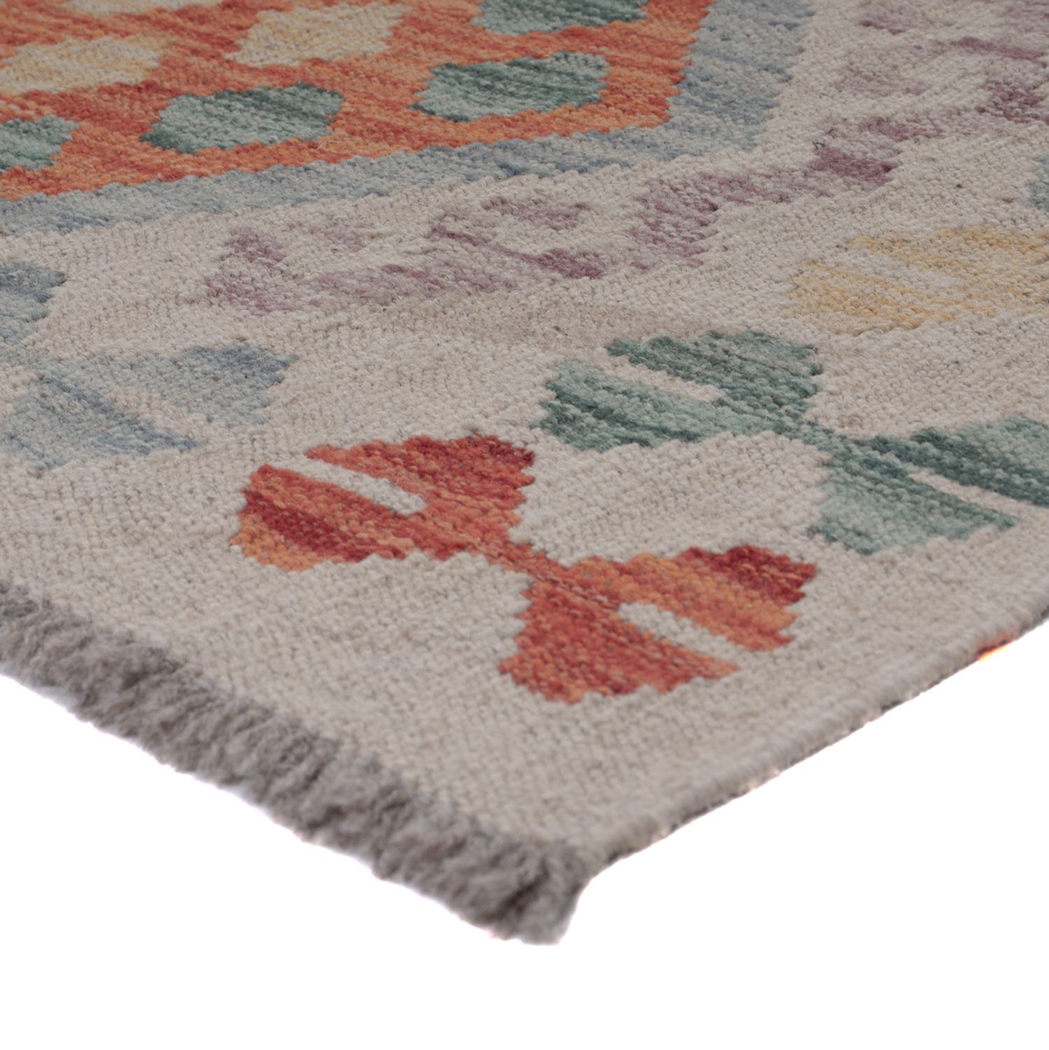 Runner Kelim Rug - Splash - 240 x 80 cm - multicolored