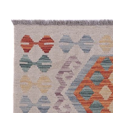 Runner Kelim Rug - Splash - 240 x 80 cm - multicolored
