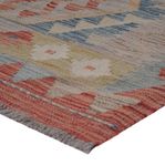 Runner Kelim Rug - Splash - 256 x 88 cm - multicolored