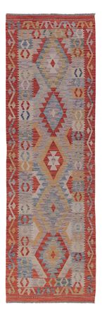Runner Kelim Rug - Splash - 257 x 85 cm - multicolored