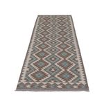 Runner Kelim Rug - Splash - 300 x 81 cm - dark green