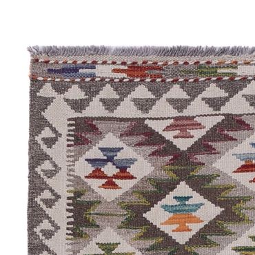 Runner Kelim Rug - Splash - 249 x 84 cm - multicolored