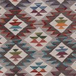Runner Kelim Rug - Splash - 249 x 84 cm - multicolored