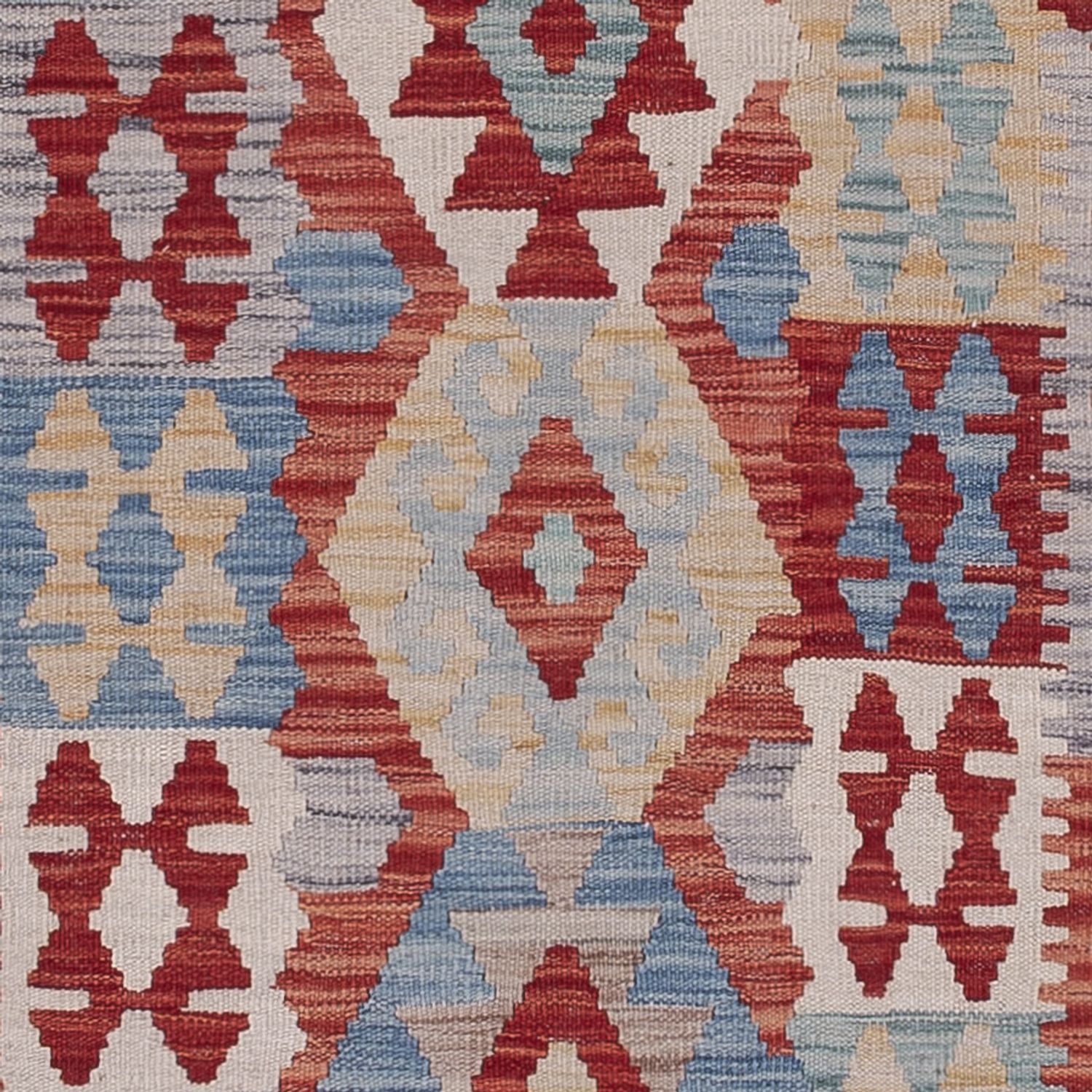 Runner Kelim Rug - Splash - 313 x 80 cm - multicolored