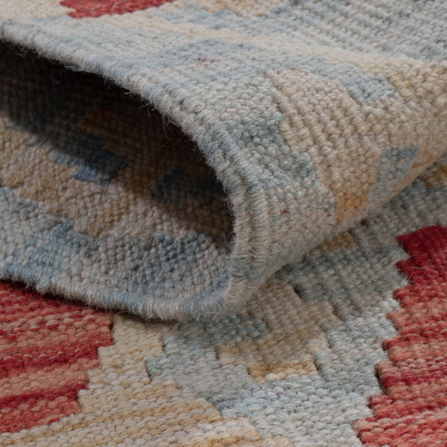 Runner Kelim Rug - Splash - 313 x 80 cm - multicolored