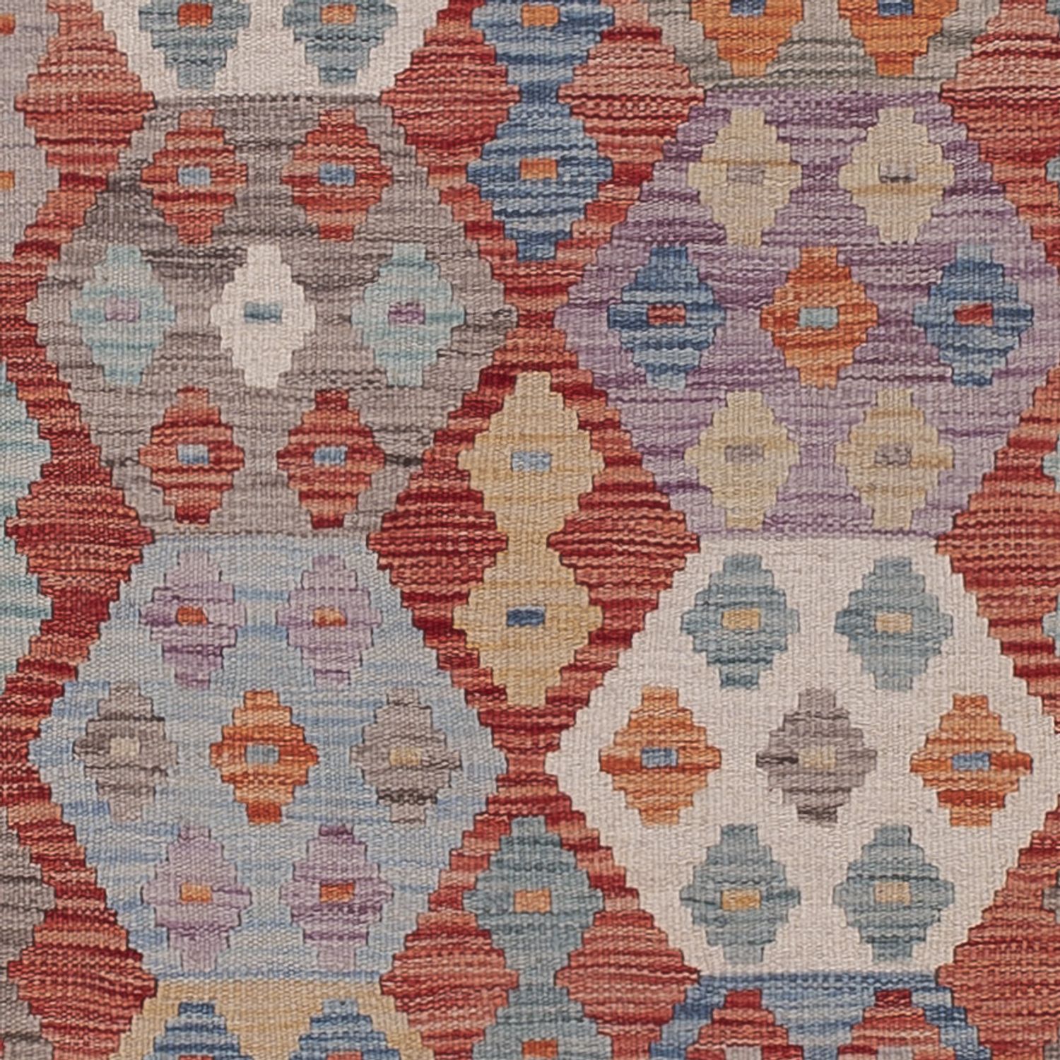 Runner Kelim Rug - Splash - 295 x 82 cm - multicolored