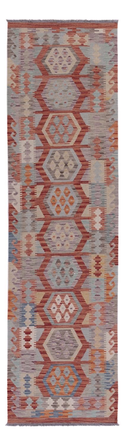 Runner Kelim Rug - Splash - 295 x 80 cm - multicolored