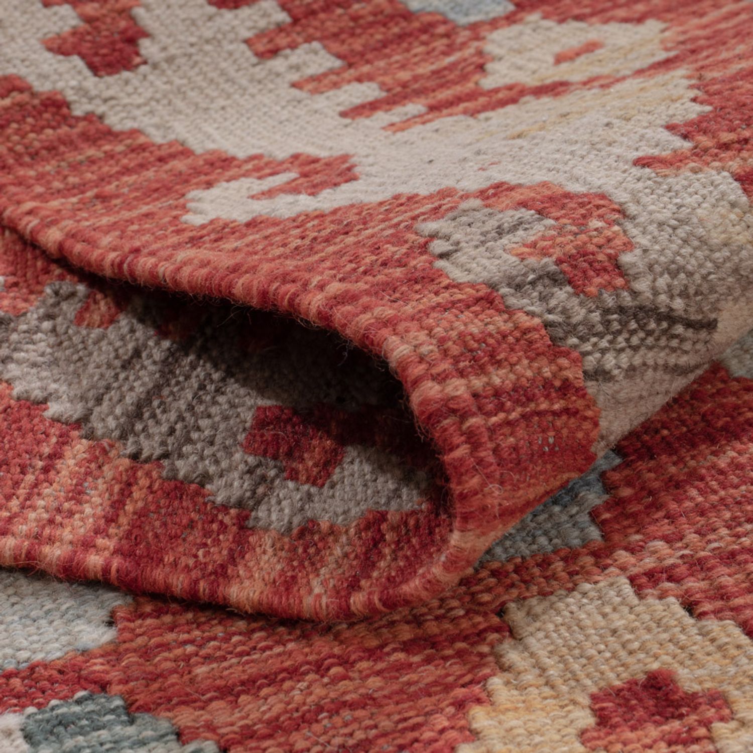 Runner Kelim Rug - Splash - 290 x 80 cm - multicolored