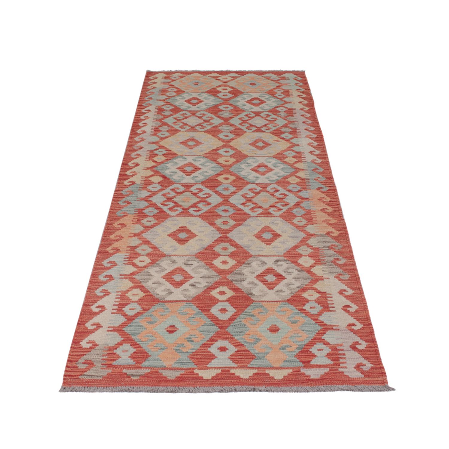 Runner Kelim Rug - Splash - 290 x 80 cm - multicolored