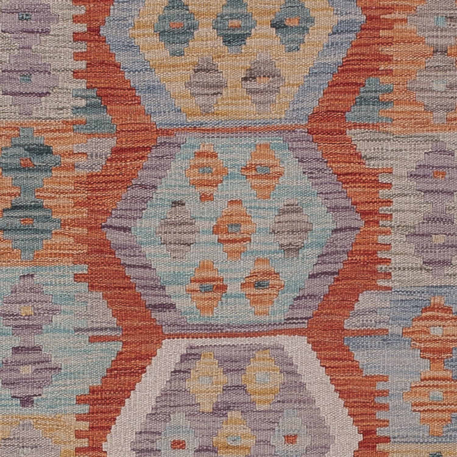 Runner Kelim Rug - Splash - 297 x 79 cm - multicolored