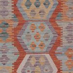 Runner Kelim Rug - Splash - 297 x 79 cm - multicolored