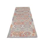 Runner Kelim Rug - Splash - 302 x 79 cm - multicolored