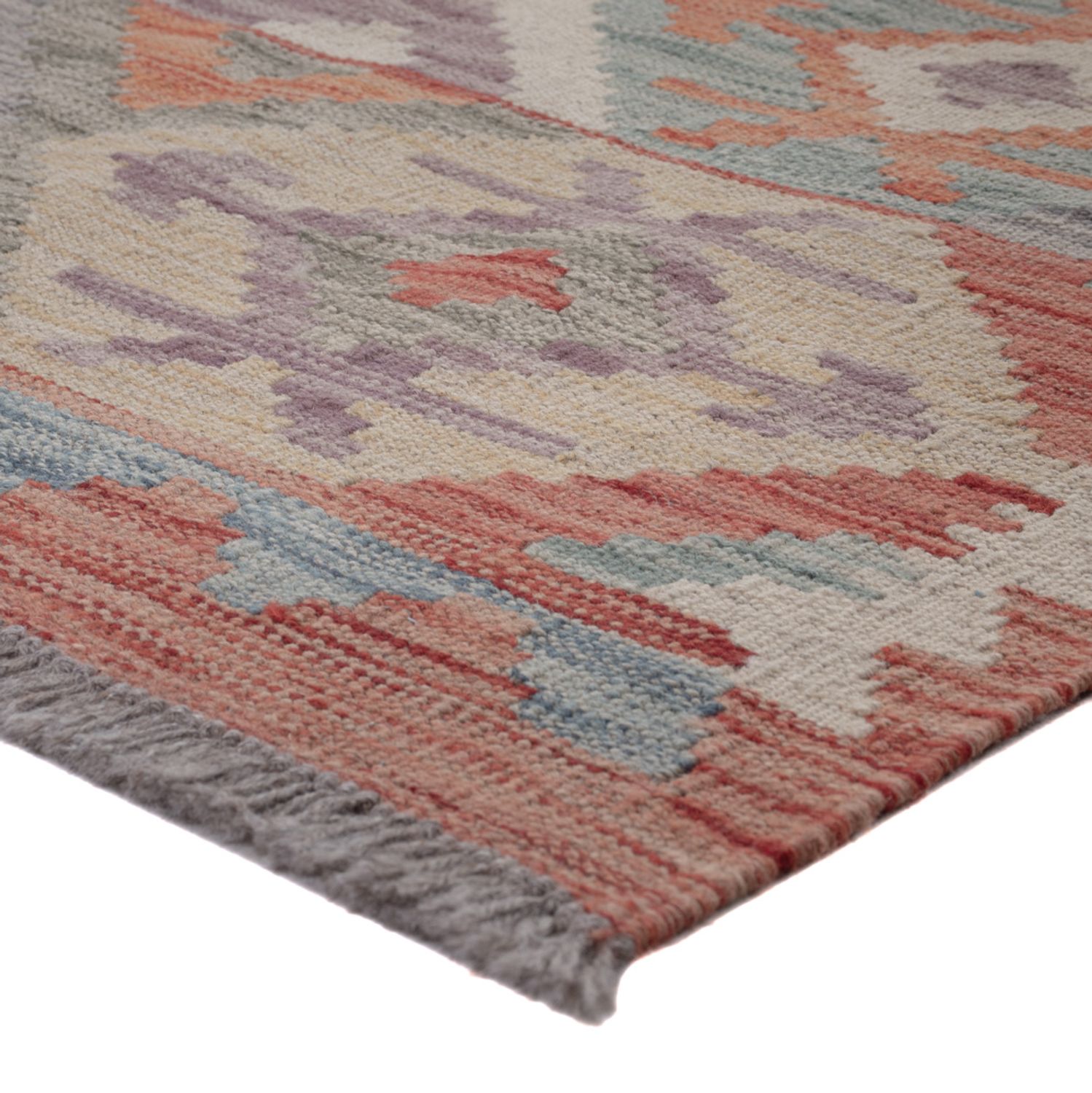 Runner Kelim Rug - Splash - 195 x 82 cm - multicolored