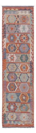 Runner Kelim Rug - Splash - 283 x 76 cm - multicolored