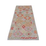 Runner Kelim Rug - Splash - 300 x 84 cm - multicolored