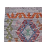 Runner Kelim Rug - Splash - 299 x 80 cm - multicolored