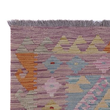 Runner Kelim Rug - Splash - 299 x 81 cm - multicolored