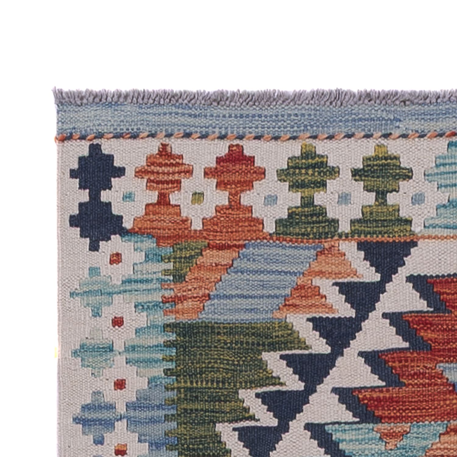 Runner Kelim Rug - Splash - 280 x 79 cm - multicolored