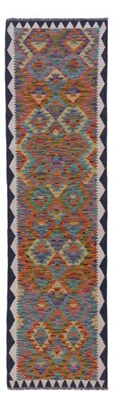 Runner Kelim Rug - Splash - 297 x 75 cm - multicolored