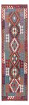 Runner Kelim Rug - Splash - 302 x 82 cm - multicolored