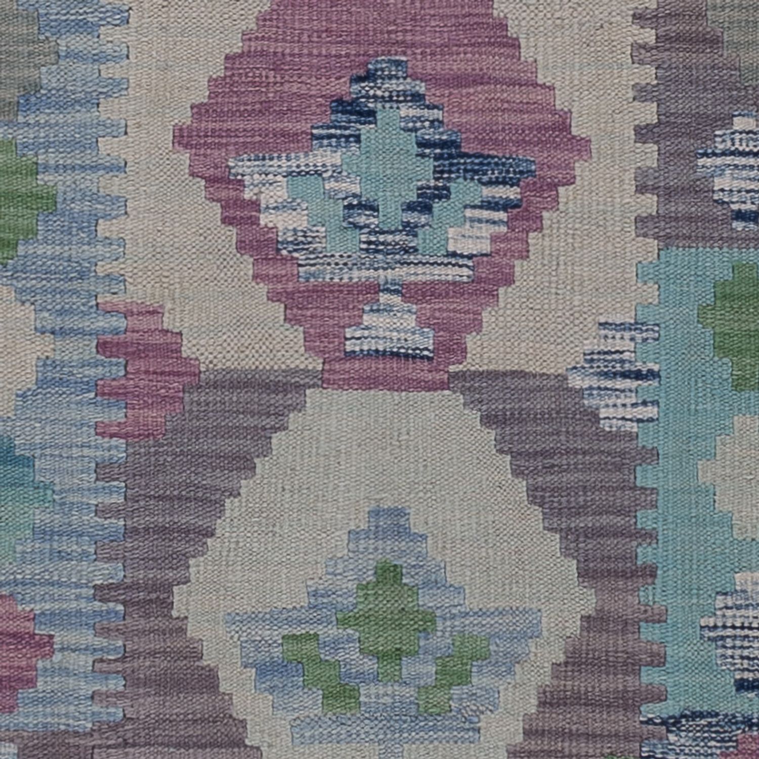 Runner Kelim Rug - Splash - 295 x 77 cm - multicolored
