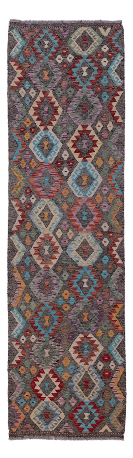 Runner Kelim Rug - Splash - 305 x 88 cm - multicolored