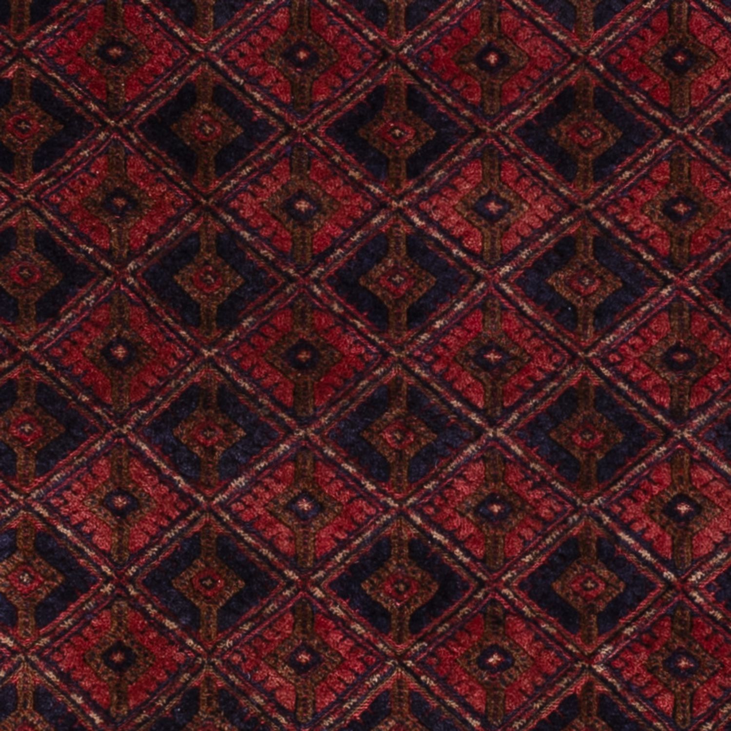Kelim Rug - Oriental - 198 x 162 cm - dark red