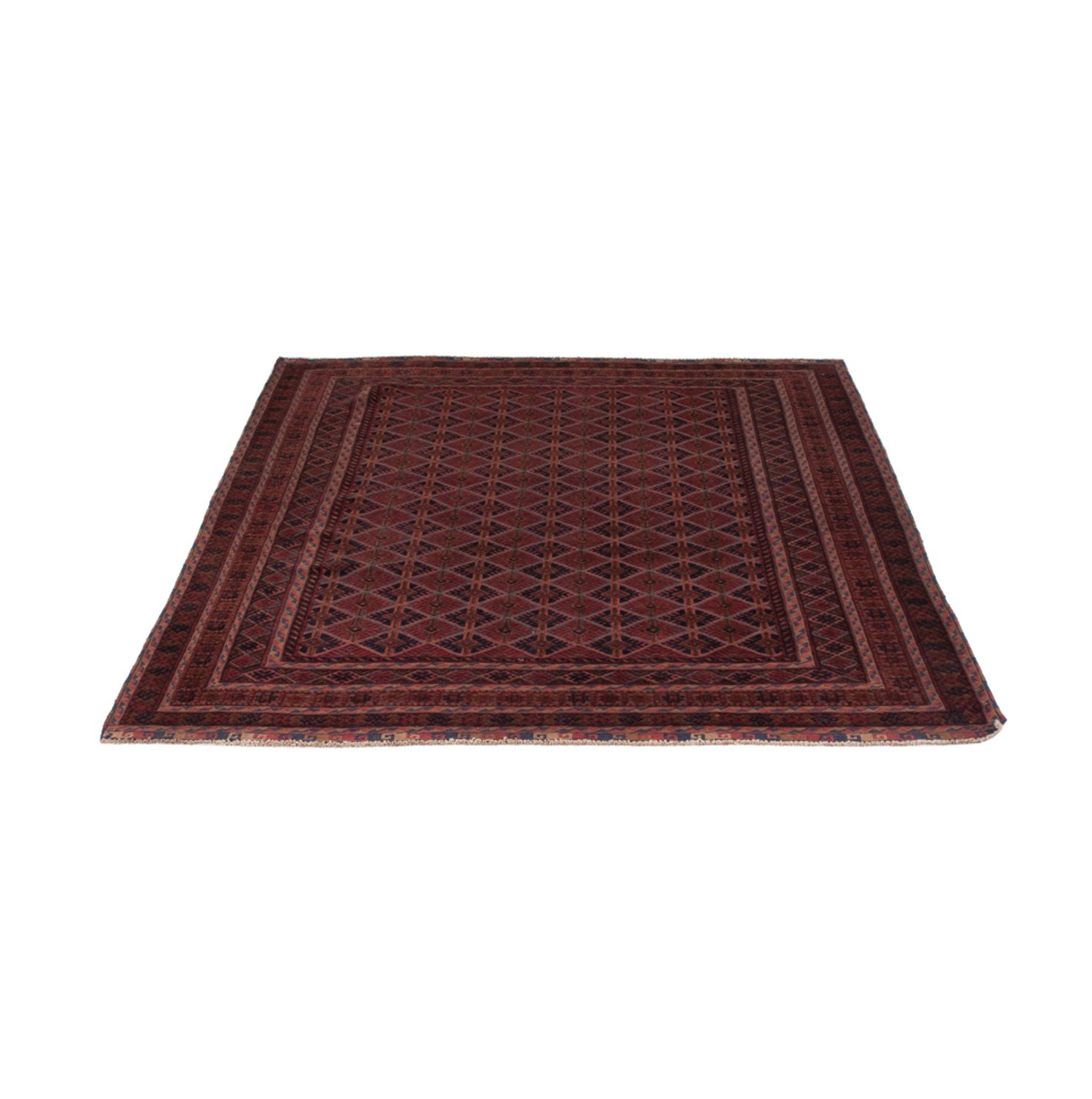 Kelim Rug - Oriental - 193 x 152 cm - dark red