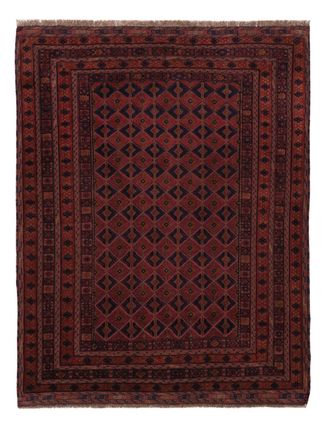 Kelim Rug - Oriental - 193 x 148 cm - dark red