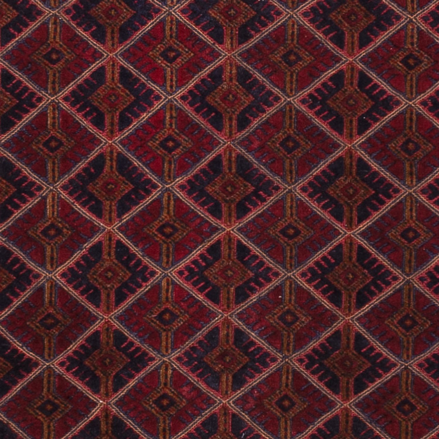 Kelim Rug - Oriental - 191 x 150 cm - dark red