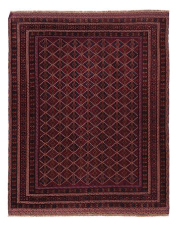 Kelim Rug - Oriental - 191 x 150 cm - dark red