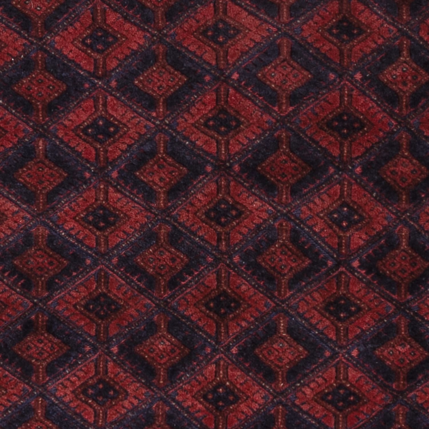 Kelim Rug - Oriental - 198 x 155 cm - dark red