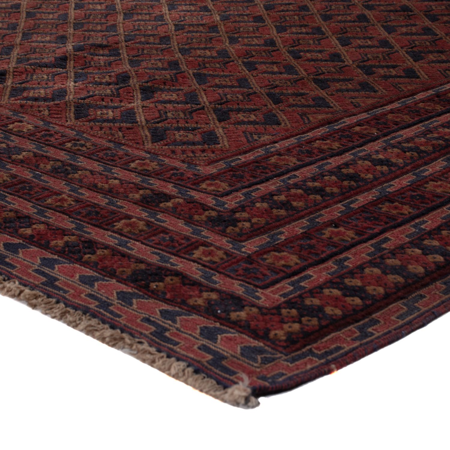 Kelim Rug - Oriental - 196 x 156 cm - dark red