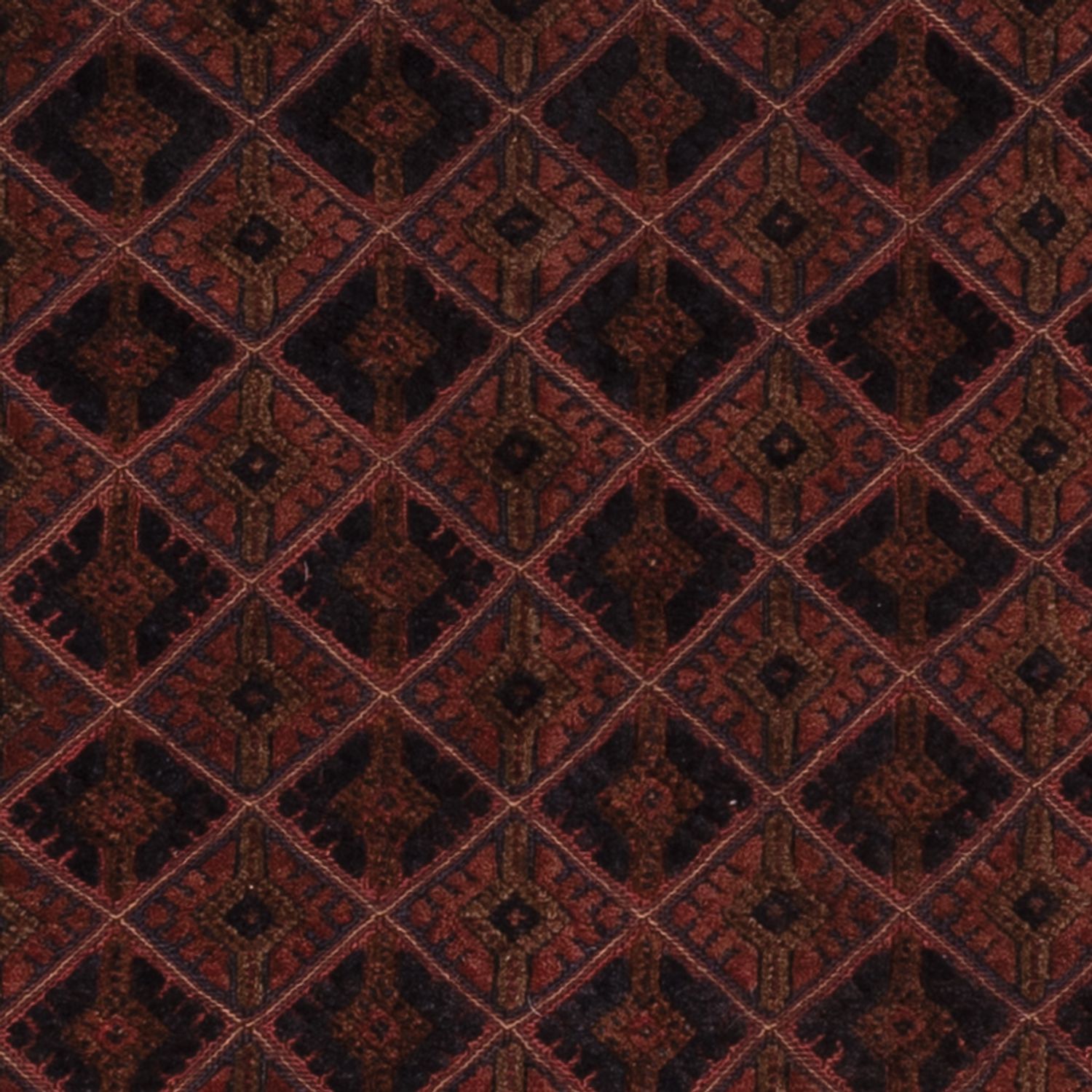 Kelim Rug - Oriental - 195 x 148 cm - dark red