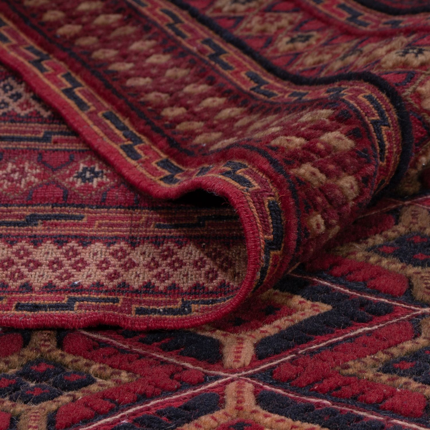 Kelim Rug - Oriental - 196 x 156 cm - dark red