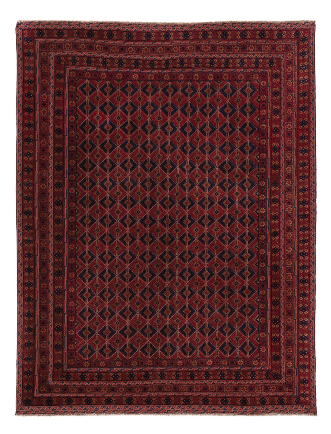 Kelim Rug - Oriental - 190 x 148 cm - dark red