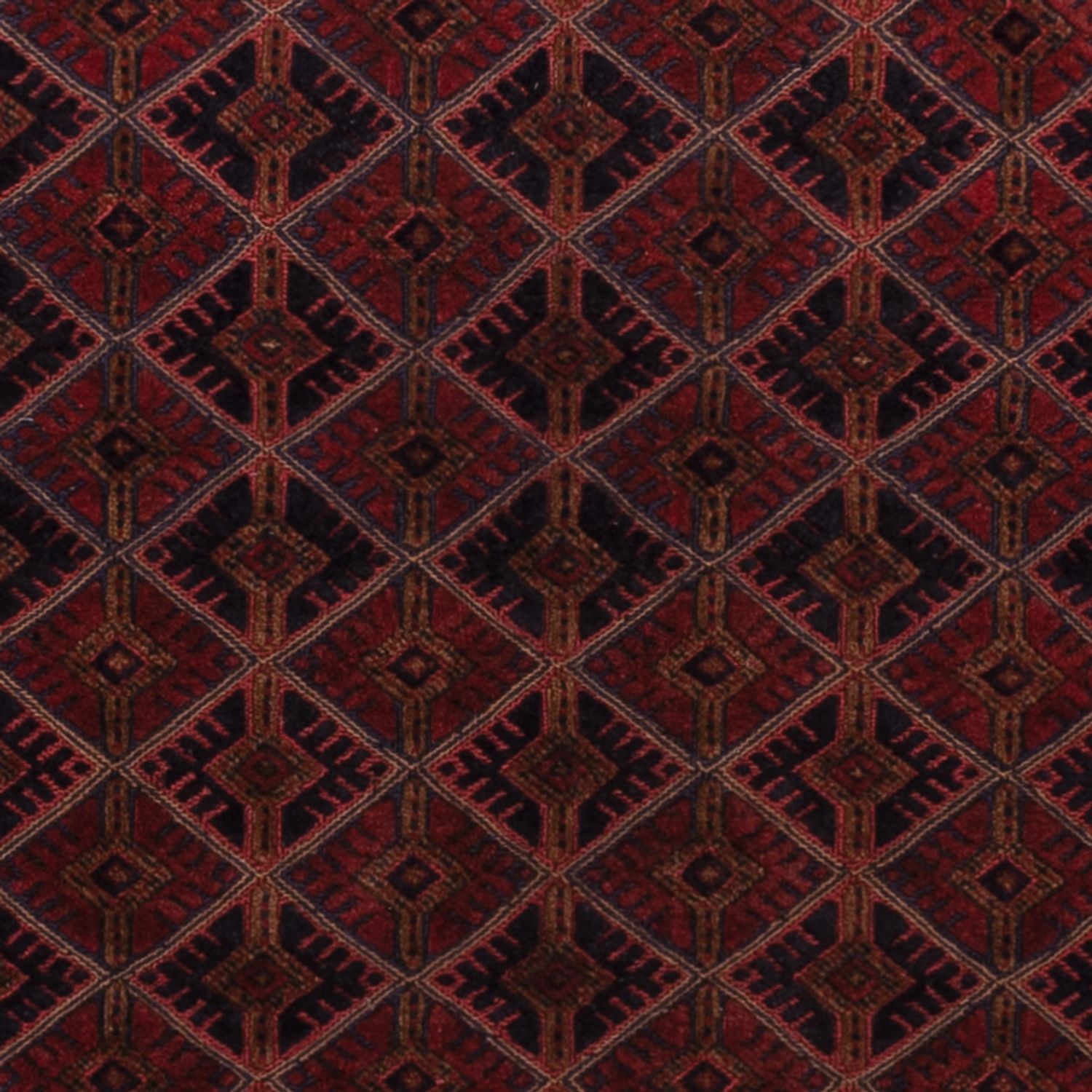 Kelim Rug - Oriental - 195 x 164 cm - dark red