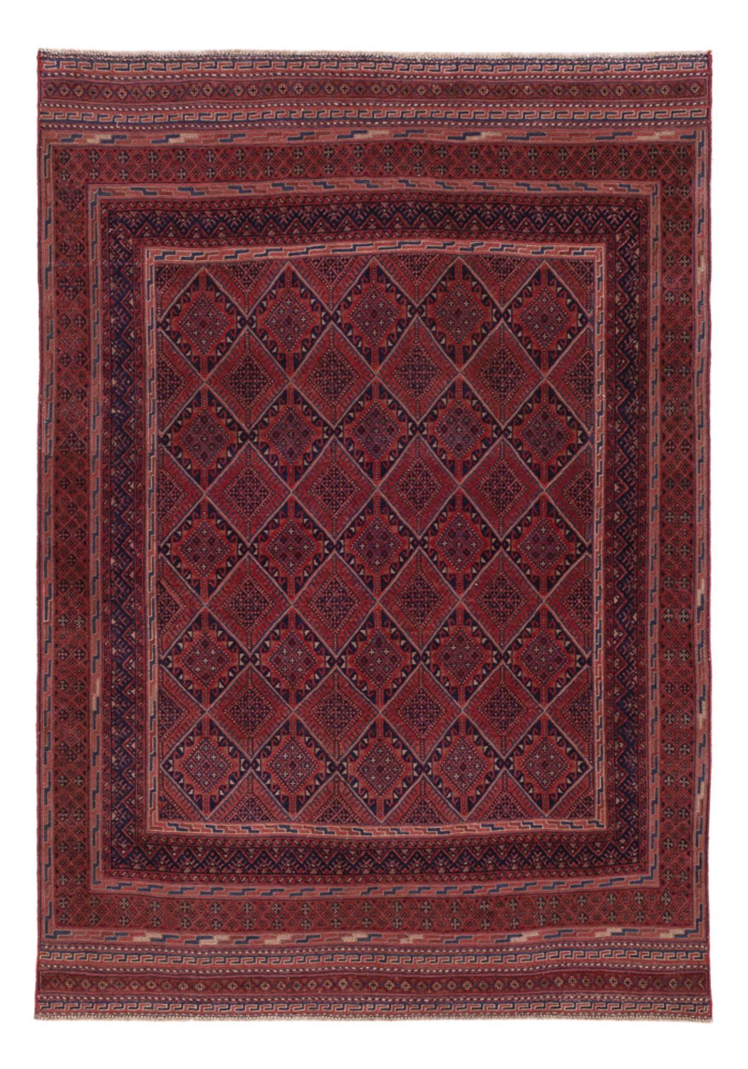 Kelim Rug - Oriental - 190 x 132 cm - dark red