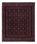 Kelim Rug - Oriental square  - 177 x 157 cm - dark red