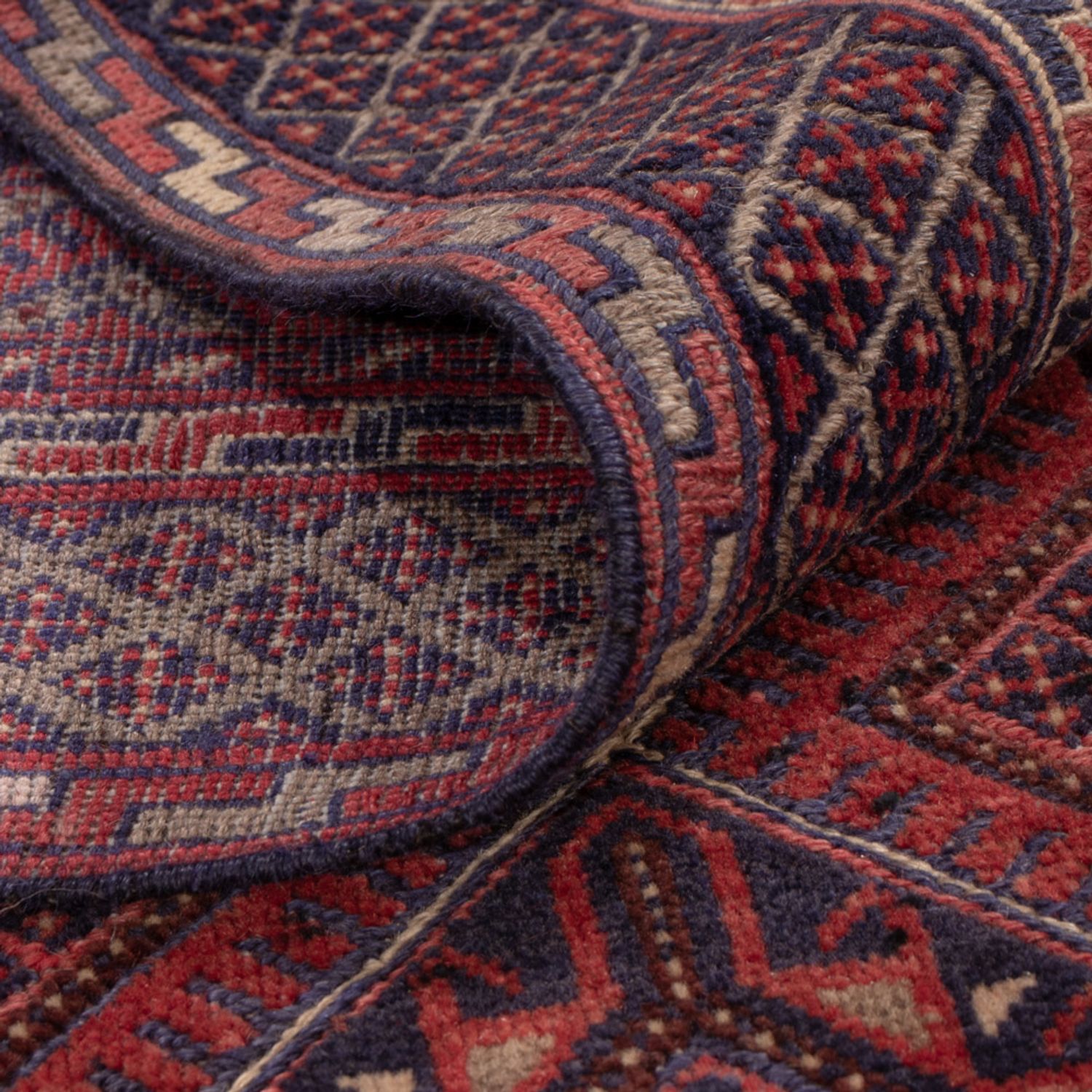 Kelim Rug - Oriental - 196 x 141 cm - dark red