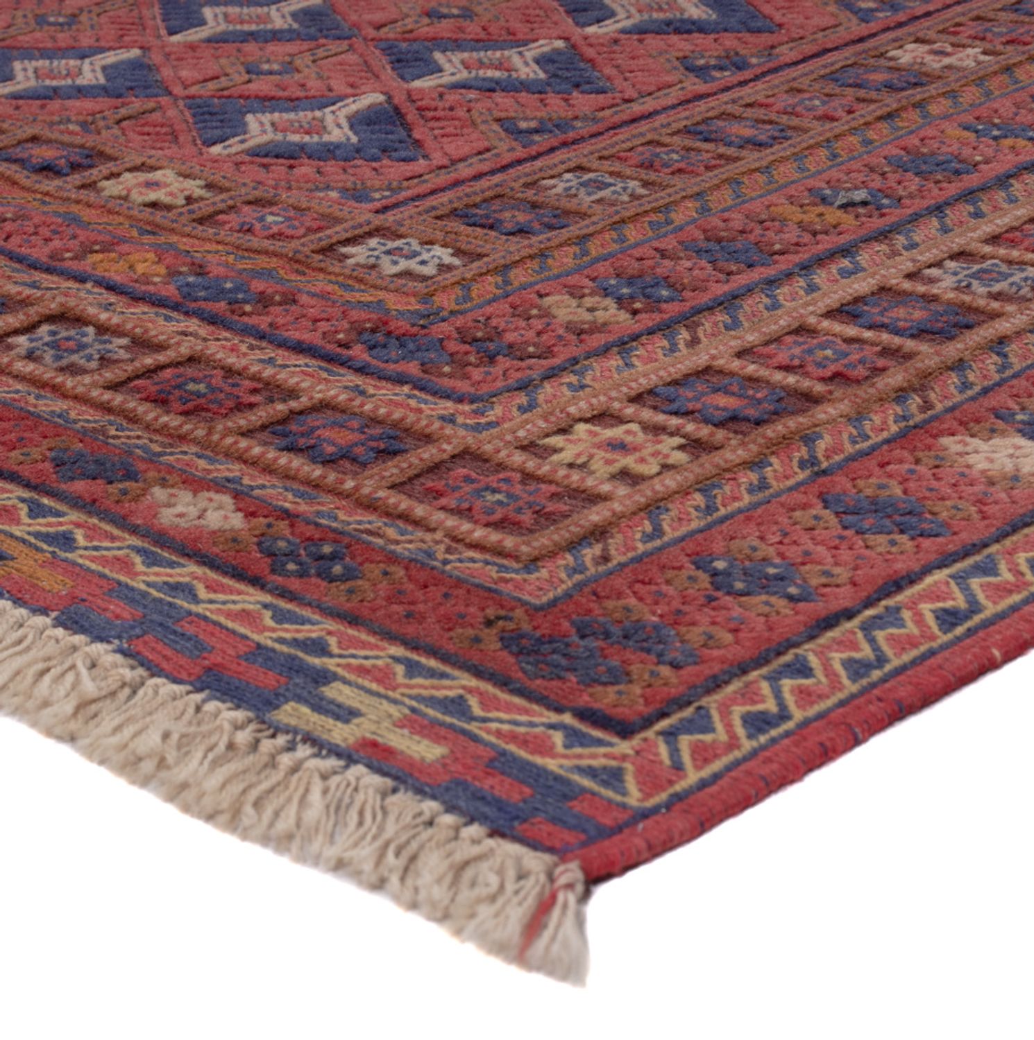 Kelim Rug - Oriental - 194 x 156 cm - dark red