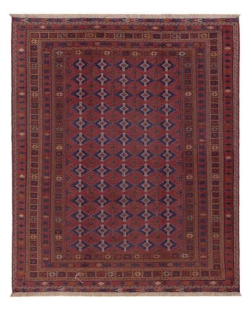 Kelim Rug - Oriental - 194 x 156 cm - dark red