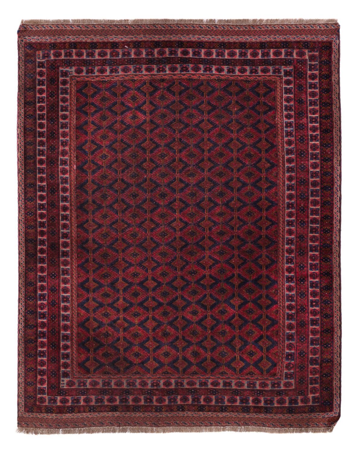 Kelim Rug - Oriental - 190 x 152 cm - dark red
